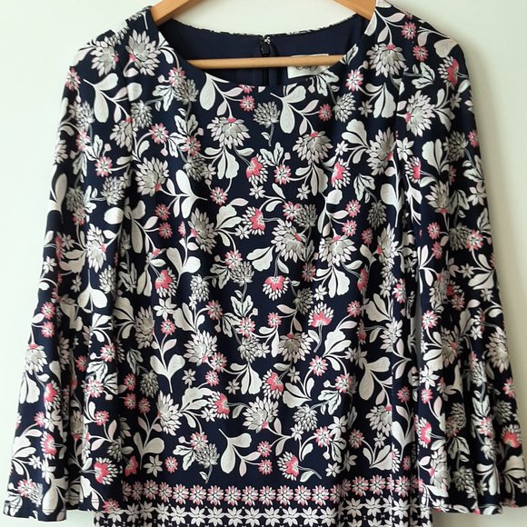 ELIZA J - Floral Shift Dress - Size 4 - Picture 6 of 6